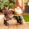 Charming Garden Gnome Welcome Statue for Outdoor Decor